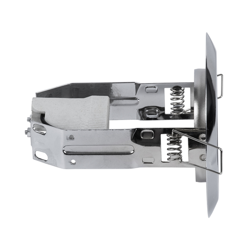 GLOBOSTAR® ACIDA 77847 Χωνευτή Βάση για Σποτ R63 με Ντουί E27 IP20 - Νίκελ Χρώμιο - Μ11 x Π11 x Υ11cm / Q9cm