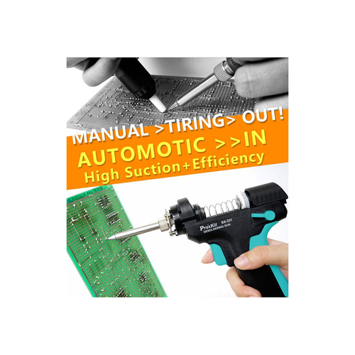 GloboStar® 79994 Proskit SS-331H Desoldering Station - Επαγγελματικός Σταθμός Αποκόλλησης Ρεύματος 140W AC 220-240V με Ρύθμιση Θερμοκρασίας 160°C έως 480°C Μ13 x Π18.5 x Υ16cm