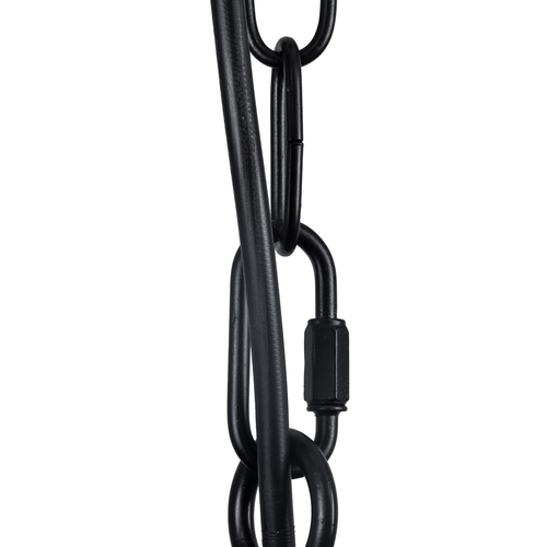 GLOBOSTAR® PENNSYLVANIA 00542 Vintage Κρεμαστό Φωτιστικό Οροφής με Ντουί 8 x E14 AC 220-240V IP20 - Μαύρο & Μπεζ - Μ64 x Π64 x Υ63cm