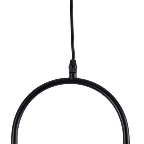 GLOBOSTAR® HAMBURG 00589 Μοντέρνο Κρεμαστό Φωτιστικό Οροφής με Ντουί 1 x G9 AC 220-240V IP20 - Μαύρο & Λευκό - Μ20 x Π15 x Υ40cm