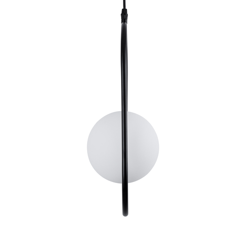 GLOBOSTAR® HAMBURG 00589 Μοντέρνο Κρεμαστό Φωτιστικό Οροφής με Ντουί 1 x G9 AC 220-240V IP20 - Μαύρο & Λευκό - Μ20 x Π15 x Υ40cm