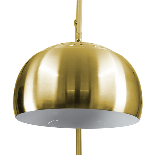 GLOBOSTAR® PRAGUE 00992 Μοντέρνο Επιδαπέδιο Φωτιστικό με Ντουί 1 x E27 AC 220-240V IP20 - Χρυσό Βούρτσας - Μ210 x Π45 x Υ220cm