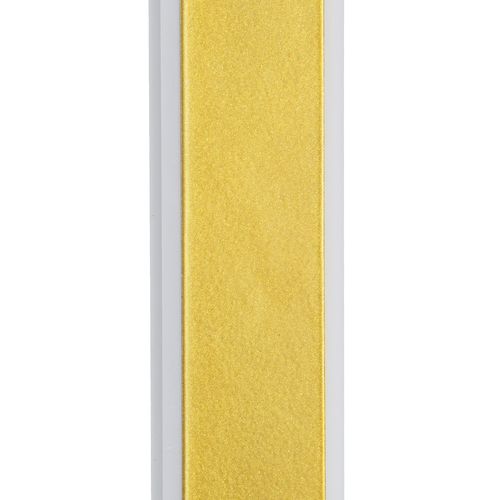 GLOBOSTAR® HOUSTON 61348 Μοντέρνο Φωτιστικό Τοίχου - Απλίκα LED 18W 2160lm 360° AC 220-240V IP20 Ρυθμιζόμενο Λευκό CCT με On/Off 2700K/4500K/6000K - Lumileds SMD Chip - Χρυσό Βούρτσας - Μ6 x Π3 x Υ60cm - 3 Χρόνια Εγγύηση