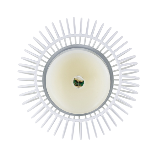 GloboStar® CANDLE 76490 Διακοσμητικό Realistic Κερί με LED Εφέ Κινούμενης Φλόγας - Μπαταρίας 2 x AA (Δεν Συμπεριλαμβάνονται) & Ασύρματο Χειριστήριο IR Θερμό Λευκό 2700K Dimmable Λευκό Φ14 x Υ16cm