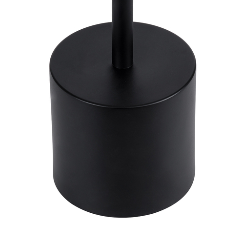 GloboStar® JOJO 76520 Επαναφορτιζόμενο Επιτραπέζιο Φωτιστικό Πορτατίφ LED 1.5W 105lm 120° DC 5V IP44 CCT Ultra Θερμό 1500K - Φυσικό Λευκό 4500K - Ψυχρό Λευκό 6000K Dimmable Μαύρο Αλουμίνιο - Μ8 x Π8 x Υ34cm - 2 Χρόνια Εγγύηση