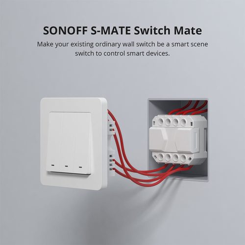 GloboStar® 80070 SONOFF S-MATE - Switch Mate 16A/3500W