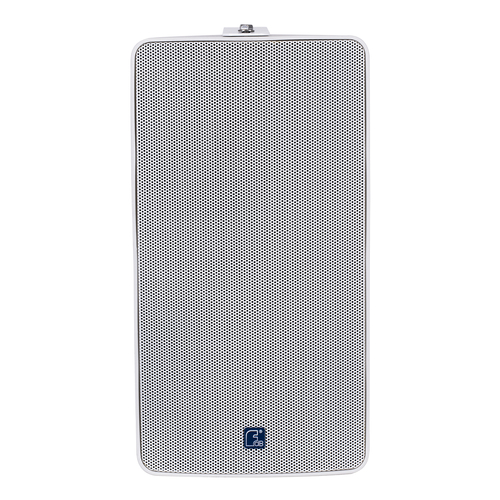 GloboStar® FDB ES108WT 98005 Facilities Speaker - Παθητικό Ηχείο Εγκαταστάσεων Επιτοίχιο με Μετασχηματιστή 100V & 16Ω - 150W RMS (600W Peak) - 1 x 8 Inches LF & 1 x 1 Inches HF - Αδιάβροχο IP65 - Λευκό - Μ24 x Π28.5 x Υ45cm