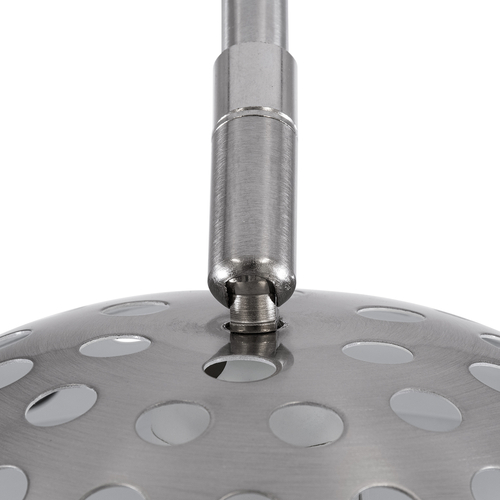 GLOBOSTAR® PRAGUE 00989 Μοντέρνο Επιδαπέδιο Φωτιστικό με Ντουί 1 x E27 AC 220-240V IP20 - Νίκελ Βούρτσας - Μ90 x Π29.5 x Υ180cm