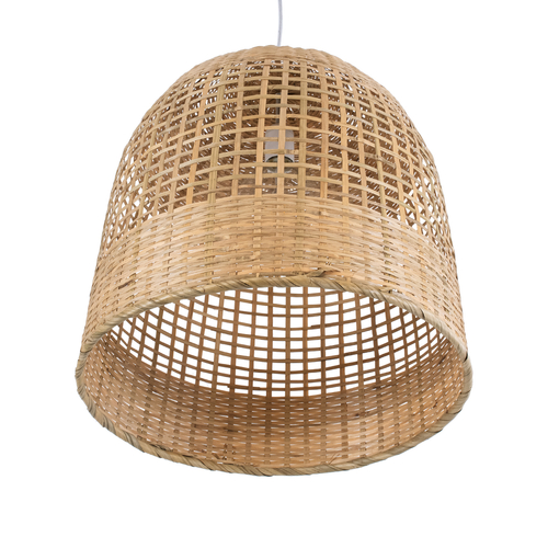 GLOBOSTAR® BORA-BORA 01735 Boho Κρεμαστό Φωτιστικό Οροφής με Ντουί 1 x E27 AC 220-240V IP20 - Μπεζ - Μ42 x Π42 x Υ44cm