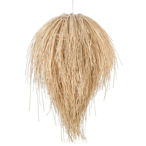 GLOBOSTAR® ARCHIPELAGO 01749 Boho Κρεμαστό Φωτιστικό Οροφής με Ντουί 1 x E27 AC 220-240V IP20 - Μπεζ - Μ40 x Π40 x Υ63cm