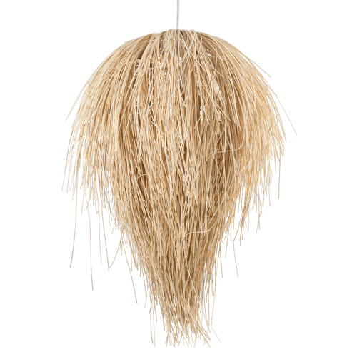 GLOBOSTAR® ARCHIPELAGO 01749 Boho Κρεμαστό Φωτιστικό Οροφής με Ντουί 1 x E27 AC 220-240V IP20 - Μπεζ - Μ40 x Π40 x Υ63cm