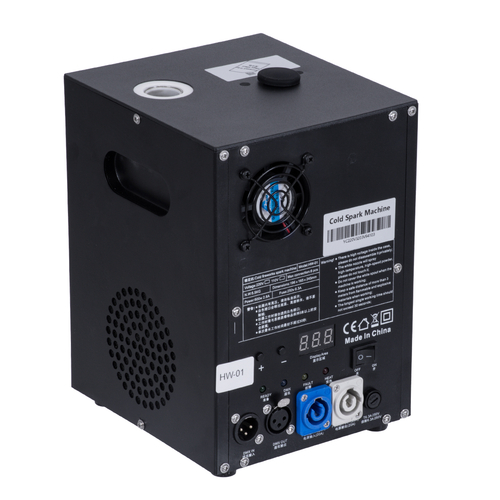 GLOBOSTAR® SPARKLE 51148 Stage Μηχανή Δαπέδου Άκαυστων Σπινθήρων Εφέ Συντριβανιού 600W AC 220-240V IP20 DMX512 Protocol & RF Ασύρματο Χειριστήριο - Μ18 x Π16.5 x Υ24cm - 1 Χρόνο Εγγύηση