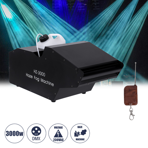 GLOBOSTAR® HAZER 51173 Stage Μηχανή Ομίχλης & Νέφωσης Καπνού 3000W AC 220-240V IP20 DMX512 Protocol & RF Ασύρματο Χειριστήριο - Μ66 x Π28.5 x Υ36cm - 1 Χρόνο Εγγύηση