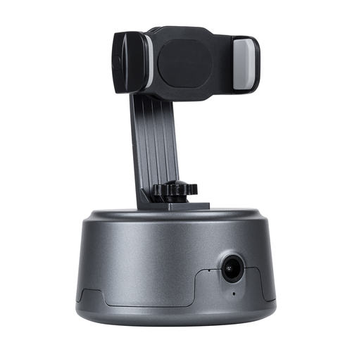 GloboStar® 86005 Following Face Auto Tracking Live Steaming Mobile Stand - Βάση Κινητού με Ανιχνευτή Κίνησης & Βάση για Τρίποδο - Μαύρο