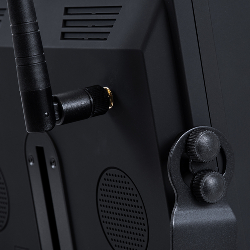 GloboStar® 86069 Έγχρωμη Οθόνη 9 WiFi για Αυτοκινητο - Φορτηγό DC 12-24V - για Σύνδεση έως 4 WiFi Κάμερες 1080P HD Οπισθοπορείας - Μαύρο