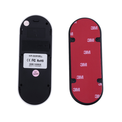 GloboStar® 86074 Ολοκληρωμένο Έξυπνο Σύστημα Ματάκι Θεατή & Κουδούνι Σπιτιού για Εξώπορτες - 1 x Κάμερα 1.0MP 1080P - Θέαση 166° με Νυχτερινή Λήψη, PIR Αισθητήρα Κίνησης & Ομιλία/Ήχος Διπλής Κατεύθυνσης - Εφαρμογή APP σε Android & iOS - Επαναφορτιζόμενη Μπαταρία Λιθίου 2500mAh - PAL/NTSC Signal - DC 5V - Λευκό & Μαύρο - Μ5 x Π4 x Υ3.8cm - 2 Χρόνια Εγγύηση