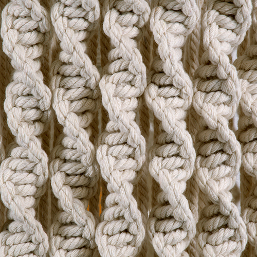 GLOBOSTAR® ALGERIA 36204 Boho Κρεμαστό Φωτιστικό Οροφής με Ντουί 1 x E27 AC 220-240V IP20 - Μπεζ - Μ30 x Π30 x Υ40cm