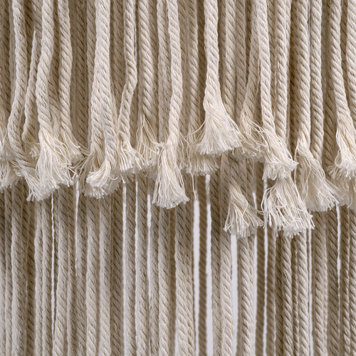 GLOBOSTAR® ZAMBIA 36208 Boho Κρεμαστό Φωτιστικό Οροφής με Ντουί 1 x E27 AC 220-240V IP20 - Μπεζ - Μ30 x Π30 x Υ60cm