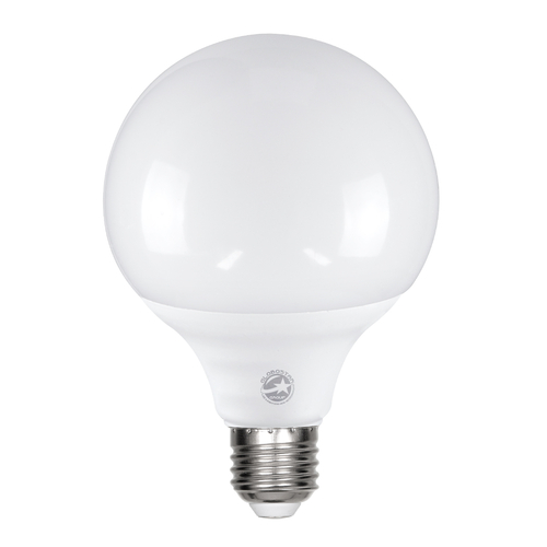 GLOBOSTAR® BUBBLE 60039 Λάμπα E27 G95 LED 15W 1500lm 260° AC 220-240V IP20 Ψυχρό Λευκό 6000K - Lumileds SMD Chip - Λευκό Γαλακτερό - Μ9.5 x Π9.5 x Υ14cm - 3 Χρόνια Εγγύηση