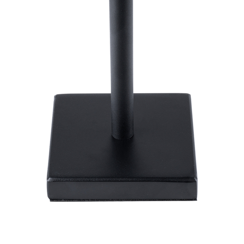 GloboStar® NEGA 60473 Μοντέρνο Επιτραπέζιο Φωτιστικό Πορτατίφ LED 2.2W 154lm 360° DC 5V Επαναφορτιζόμενο με Μπαταρία Li-ion 4000mAh - Διακόπτη Αφής - Θερμό Λευκό 2700K - Dimmable - D10 x H39cm - Μαύρο - 2 Years Warranty