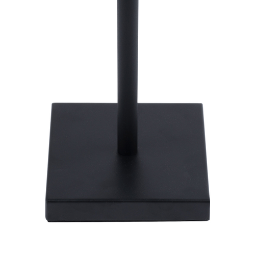 GloboStar® NEGA 60477 Μοντέρνο Επιδαπέδιο Φωτιστικό LED 2.2W 154lm 360° DC 5V IP44 Θερμό Λευκό 2700K Dimmable με Διακόπτη Αφής - Επαναφορτιζόμενο με Μπαταρία Li-ion 4000mAh - Μαύρο - Φ10 x Υ135cm - 2 Χρόνια Εγγύηση