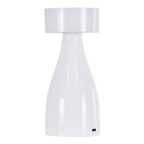 GloboStar® DOLLY 76466 Επιτραπέζιο Φωτιστικό Πορτατίφ LED 1.5W 105lm 120° DC 5V IP44 CCT Θερμό Λευκό 2700K - Φυσικό Λευκό 4500K - Ψυχρό Λευκό 6000K Dimmable Λευκό Πλαστικό - Μ9 x Π9 x Υ21cm - 2 Xρόνια Εγγύηση