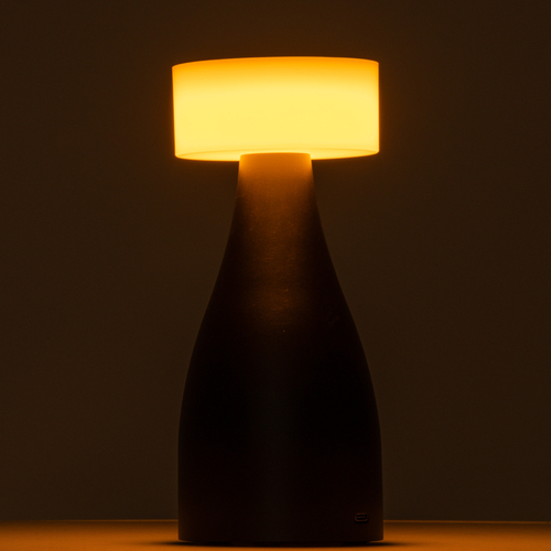 GloboStar® DOLLY 76466 Επιτραπέζιο Φωτιστικό Πορτατίφ LED 1.5W 105lm 120° DC 5V IP44 CCT Θερμό Λευκό 2700K - Φυσικό Λευκό 4500K - Ψυχρό Λευκό 6000K Dimmable Λευκό Πλαστικό - Μ9 x Π9 x Υ21cm - 2 Xρόνια Εγγύηση