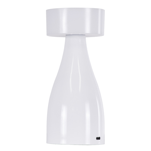 GloboStar® DOLLY 76466 Επιτραπέζιο Φωτιστικό Πορτατίφ LED 1.5W 105lm 120° DC 5V IP44 CCT Θερμό Λευκό 2700K - Φυσικό Λευκό 4500K - Ψυχρό Λευκό 6000K Dimmable Λευκό Πλαστικό - Μ9 x Π9 x Υ21cm - 2 Xρόνια Εγγύηση