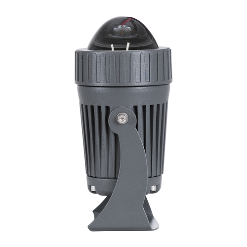 GLOBOSTAR® SPOTFENIA 90135 Αρχιτεκτονικό Σποτ Φωτισμου LED 10W 1100lm 5° DC 24V Αδιάβροχο IP65 Θερμό Λευκό 2700K Dimmable - Bridgelux COB Chip - Γκρι Ανθρακί - Μ7 x Π7 x Υ12cm - 3 Χρόνια Εγγύηση