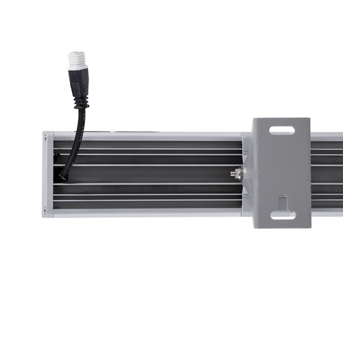 GLOBOSTAR® WASHERGAIA 90215 Μπάρα Φωτισμού Wall Washer LED 144W 15120lm 10° DC 24V Αδιάβροχο IP67 Θερμό Λευκό 2700K Dimmable - Bridgelux SMD Chip - Ασημί - Μ100 x Π7.3 x Υ4.3cm - 3 Χρόνια Εγγύηση