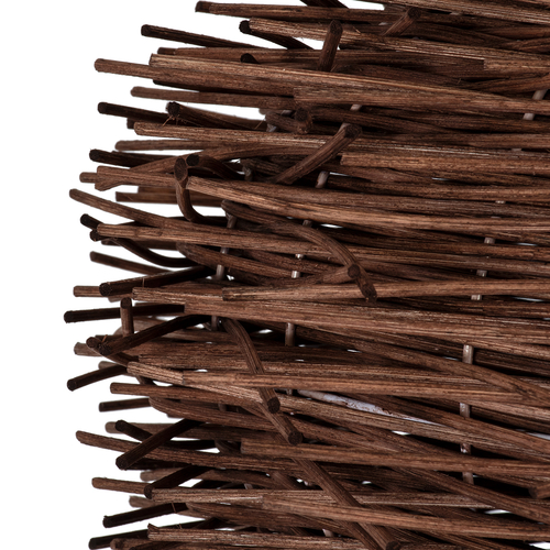 GLOBOSTAR® MINORCA 01734 Boho Κρεμαστό Φωτιστικό Οροφής με Ντουί 1 x E27 AC 220-240V IP20 - Καφέ - Μ60 x Π60 x Y35cm