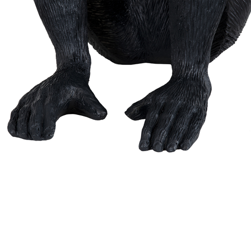 GLOBOSTAR® APES 01807 Μοντέρνο Επιτραπέζιο Φωτιστικό Πορτατίφ με Ντουί 1 x E27 AC 220-240V IP20 - Μαύρο - Μ30 x Π27 x Υ30cm