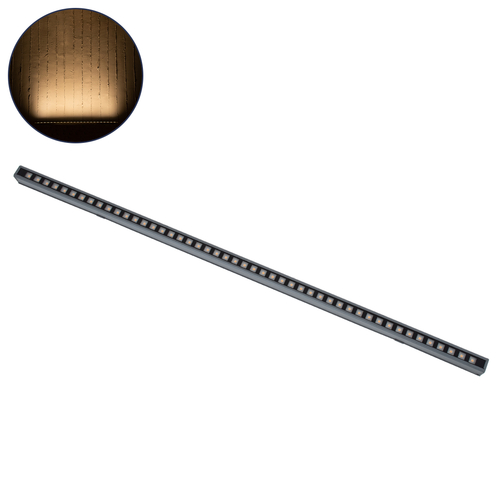 GLOBOSTAR® DIGIBAR 90211 Ψηφιακή Pixel Addressable Facade Μπάρα LED 12W 840lm 45° DC 24V Αδιάβροχο IP65 8 x Pixel Θερμό Λευκό 2700K Dimmable DMX512 SPI/TTL Protocol IC UCS512C4 - Bridgelux SMD Chip - Γκρι Ανθρακί - Μ100 x Π3.5 x Υ3.2cm - 3 Χρόνια Εγγύηση