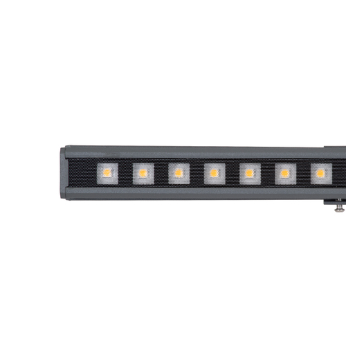 GLOBOSTAR® DIGIBAR 90211 Ψηφιακή Pixel Addressable Facade Μπάρα LED 12W 840lm 45° DC 24V Αδιάβροχο IP65 8 x Pixel Θερμό Λευκό 2700K Dimmable DMX512 SPI/TTL Protocol IC UCS512C4 - Bridgelux SMD Chip - Γκρι Ανθρακί - Μ100 x Π3.5 x Υ3.2cm - 3 Χρόνια Εγγύηση