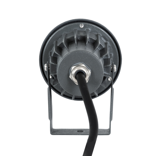 GLOBOSTAR® TREETZINA 90351 Φωτιστικό Σποτ για Φυτά - Δέντρα με Βάση Κήπου / Καρφωτό LED 3W 330lm 10° DC 24V Αδιάβροχο IP65 Θερμό Λευκό 2700K Dimmable - Bridgelux SMD Chip - Γκρι Ανθρακί - Μ10.5 x Π7.5 x Υ7.5cm - 3 Χρόνια Εγγύηση