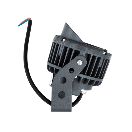 GLOBOSTAR® TREEVINA 90357 Φωτιστικό Σποτ με Αντιθαμβωτική Γρίλια για Φυτά - Δέντρα με Βάση Κήπου / Καρφωτό LED 6W 660lm 10° DC 24V Αδιάβροχο IP65 Θερμό Λευκό 2700K Dimmable - Bridgelux SMD Chip - Γκρι Ανθρακί - Μ13 x Π9.5 x Υ9.5cm - 3 Χρόνια Εγγύηση