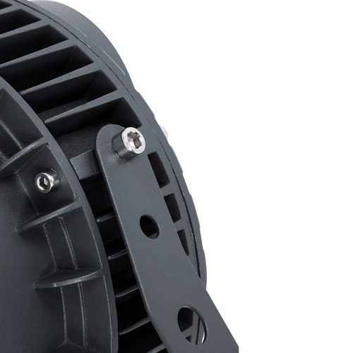 GLOBOSTAR® TREEVINA 90359 Φωτιστικό Σποτ με Αντιθαμβωτική Γρίλια για Φυτά - Δέντρα με Βάση Κήπου / Καρφωτό LED 24W 2040lm 10° DC 24V Αδιάβροχο IP65 Ultra Θερμό Λευκό 2200K Dimmable - Bridgelux SMD Chip - Γκρι Ανθρακί - Μ21.5 x Π18.3 x Υ14cm - 3 Χρόνια Εγγύηση