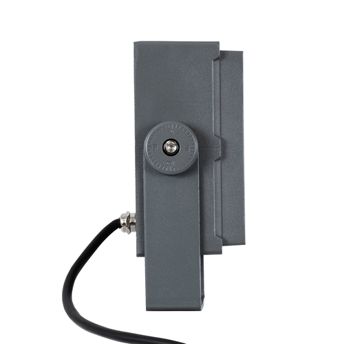 GLOBOSTAR® FLOODTINY 90368 Προβολέας Σποτ Wall Washer LED 27W 2970lm 3° DC 24V Αδιάβροχο IP65 Θερμό Λευκό 2700K Dimmable - Bridgelux SMD Chip - Γκρι Ανθρακί - Μ13.8 x Π16.4 x Υ7cm - 3 Χρόνια Εγγύηση