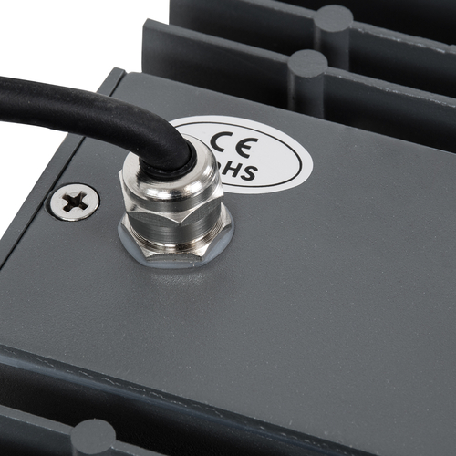 GLOBOSTAR® FLOODTINY 90369 Προβολέας Σποτ Wall Washer LED 27W 3105lm 3° DC 24V Αδιάβροχο IP65 Φυσικό Λευκό 4500K Dimmable - Bridgelux SMD Chip - Γκρι Ανθρακί - Μ13.8 x Π16.4 x Υ7cm - 3 Χρόνια Εγγύηση