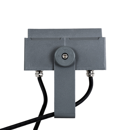 GLOBOSTAR® FLOODTINY 90370 Προβολέας Σποτ Wall Washer LED 27W 2295lm 3° DC 24V Αδιάβροχο IP65 Πολύχρωμο RGBW Dimmable DMX512 - Bridgelux SMD Chip - Γκρι Ανθρακί - Μ13.8 x Π16.4 x Υ7cm - 3 Χρόνια Εγγύηση