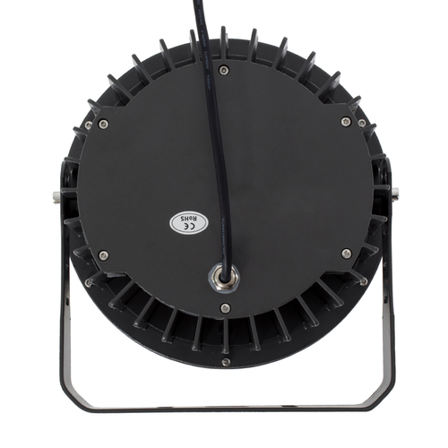 GLOBOSTAR® FLOODNEVA 90397 Προβολέας Σποτ Wall Washer LED 54W 4590lm 30° DC 24V Αδιάβροχο IP65 Ultra Θερμό Λευκό 2200K Dimmable - Bridgelux SMD Chip - Μαύρο - Μ24.5 x Π24.5 x Υ14.7cm - 3 Χρόνια Εγγύηση