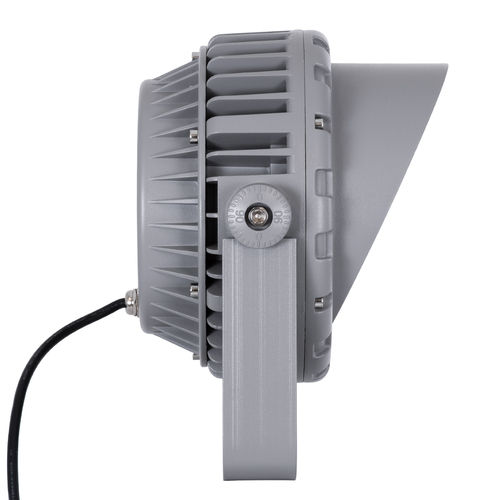 GLOBOSTAR® FLOODMENA 90337 Προβολέας Σποτ Wall Washer με Αντιθαμβωτική Γρίλια LED 36W 3060lm 30° AC 220-240V Αδιάβροχο IP67 Ultra Θερμό Λευκό 2200K - Bridgelux SMD Chip - Γκρι Ανθρακί - Μ23.5 x Π17.5 x Υ25.5cm - 3 Χρόνια Εγγύηση