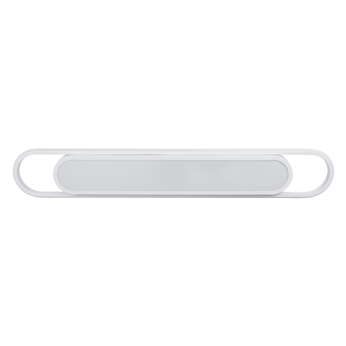 GLOBOSTAR® IGOR 61219 Μοντέρνο Φωτιστικό Οροφής LED 48W 5760lm 210° AC 220-240V IP20 Ρυθμιζόμενο Λευκό CCT με On/Off 2700K/4500K/6000K - Lumileds SMD Chip - Λευκό Ματ - Μ81 x Π13 x Υ4.5cm - 3 Χρόνια Εγγύηση