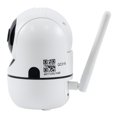 GloboStar® 76078 Table Camera WiFi HD 1080P 3MP 350° Two Way Audio & Motion Detection - Night Vision - Επιτραπέζια Κάμερα WiFi HD 1080P 350° Διπλή Κατέυθυνση Ομιλίας με Ανιχνευτή Κίνησης - Following Face Auto Tracking - Λευκό