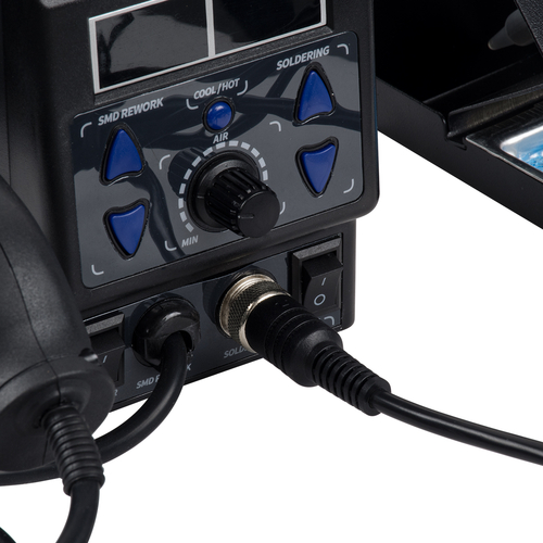 GLOBOSTAR® YIHUA-8786D 79972 Ψηφιακός Σταθμός Συγκόλλησης Θερμού Αέρα με Ψηφιακή Οθόνη & Κολλητήρι 1200W AC 220-240V IP20 - Μ15 x Π23.5 x Υ14cm - 2 Χρόνια Εγγύηση