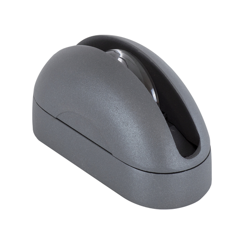 GLOBOSTAR® WINDOWCURBA 90109 Φωτιστικό Ανάδειξης Παραθύρων LED 6W 570lm 3° x 262° DC 24V Αδιάβροχο IP65 Φυσικό Λευκό 4500K Dimmable - CREE XPE Chip - Γκρι Ανθρακί - Μ12 x Π5.3 x Υ6.5cm - 3 Χρόνια Εγγύηση