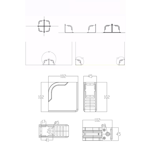 GLOBOSTAR® WINDOWCORNA 90116 Γωνιακό Φωτιστικό Ανάδειξης Παραθύρων LED 6W 480lm 3° x 172° DC 24V Αδιάβροχο IP65 Πολύχρωμο RGB Dimmable DMX512 - CREE XPE Chip - Γκρι Ανθρακί - Μ12 x Π4.5 x Υ12cm - 3 Χρόνια Εγγύηση