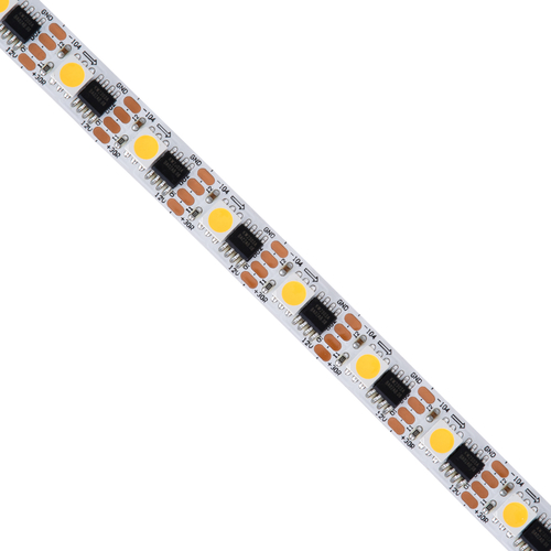 GLOBOSTAR® DIGIPRO 90603 Ψηφιακή Pixel Addressable Ταινία LED 14.4W/m 1296lm/m 120° DC 12V IP20 60 x SMD 5050 Chip/m 60 x Pixel/m Θερμό Λευκό 2700K Dimmable SPI/TTL Protocol IC TM1908 - Μ5000 x Π10 x Υ2mm - Ρολό 5 Μέτρων - 5 Χρόνια Εγγύηση