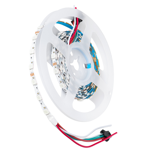 GLOBOSTAR® DIGIPRO 90606 Ψηφιακή Pixel Addressable Ταινία LED 14.4W/m 1152lm/m 120° DC 5V IP20 60 x SMD 5050 Chip/m 20 x Pixel/m Πολύχρωμο RGB Dimmable SPI/TTL Protocol IC WS2812/SK6812 - Μ2000 x Π6 x Υ2mm - Ρολό 2 Μέτρων - 5 Χρόνια Εγγύηση