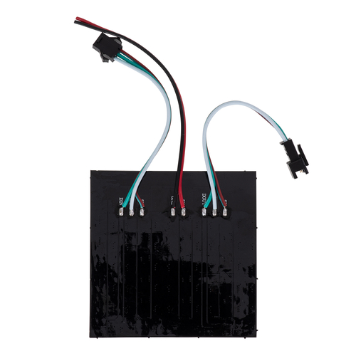 GloboStar® 90607 Digital Pixel Addressable Plate - Ψηφιακή Πλακέτα LED SMD 5050 15.3W/m 64LED/unit 64PIXEL/unit SPI/TTL Protocol IC WS2812/SK6812 1224lm/unit 120° DC 5V IP20 RGB - Μαύρο Σώμα - Μ80 x Π80 x Υ2mm - 5 Χρόνια Εγγύηση